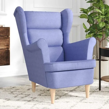 Sillón de tela azul vaquero 74x84x100 cm by , Armchairs - Ref: Foro24-4016906, Price: 191,76 €, Discount: %