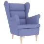 Sillón de tela azul vaquero 74x84x100 cm by , Armchairs - Ref: Foro24-4016906, Price: 191,76 €, Discount: %