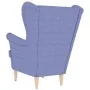 Sillón de tela azul vaquero 74x84x100 cm by , Armchairs - Ref: Foro24-4016906, Price: 191,76 €, Discount: %