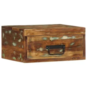 Mesita de noche de pared madera maciza reciclada by , Nightstands - Ref: Foro24-4017453, Price: 53,78 €, Discount: %