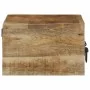 Mueble de TV de pared madera maciza de mango rugosa 60x30x19 cm by , CD and DVD storage - Ref: Foro24-4017458, Price: 92,36 €...