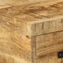 Mueble de TV de pared madera maciza de mango rugosa 60x30x19 cm by , CD and DVD storage - Ref: Foro24-4017458, Price: 92,36 €...
