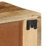 Mueble de TV de pared madera maciza de mango rugosa 60x30x19 cm by , CD and DVD storage - Ref: Foro24-4017458, Price: 92,36 €...