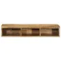 Mueble de TV de pared madera maciza mango rugosa 100x30x19 cm de , Almacenamiento para CD y DVD - Ref: Foro24-4017479, Precio...