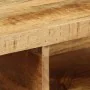 Mueble de TV de pared madera maciza mango rugosa 100x30x19 cm de , Almacenamiento para CD y DVD - Ref: Foro24-4017479, Precio...