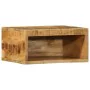 Muebles de TV de pared 2 uds madera maciza de mango rugosa by , CD and DVD storage - Ref: Foro24-4017470, Price: 90,94 €, Dis...