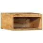 Muebles de TV de pared 2 uds madera maciza de mango rugosa by , CD and DVD storage - Ref: Foro24-4017470, Price: 90,94 €, Dis...