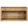 Muebles de TV de pared 2 uds madera maciza de mango rugosa by , CD and DVD storage - Ref: Foro24-4017470, Price: 90,94 €, Dis...