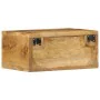 Muebles de TV de pared 2 uds madera maciza de mango rugosa by , CD and DVD storage - Ref: Foro24-4017470, Price: 90,94 €, Dis...