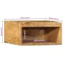 Muebles de TV de pared 2 uds madera maciza de mango rugosa by , CD and DVD storage - Ref: Foro24-4017470, Price: 90,94 €, Dis...