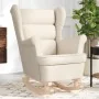 Silla mecedora de lino blanco 74x90x102 cm von , Sessel - Ref: Foro24-4016931, Preis: 218,60 €, Rabatt: %