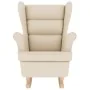 Silla mecedora de lino blanco 74x90x102 cm von , Sessel - Ref: Foro24-4016931, Preis: 218,60 €, Rabatt: %