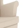 Silla mecedora de lino blanco 74x90x102 cm von , Sessel - Ref: Foro24-4016931, Preis: 218,60 €, Rabatt: %