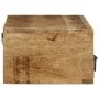 Mueble de TV de pared madera maciza mango rugosa 100x30x19 cm de , Almacenamiento para CD y DVD - Ref: Foro24-4017464, Precio...