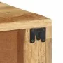 Mueble de TV de pared madera maciza mango rugosa 100x30x19 cm de , Almacenamiento para CD y DVD - Ref: Foro24-4017464, Precio...