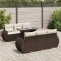 Juego de sofás de jardín 7 piezas con cojines ratán PE marrón von , Gartensets - Ref: Foro24-3326584, Preis: 573,24 €, Rabatt: %