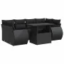 Set de sofás de jardín 7 pzas con cojines ratán sintético negro von , Gartensets - Ref: Foro24-3326586, Preis: 535,04 €, Raba...