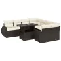 Set de sofás de jardín 9 pzas y cojines ratán sintético marrón von , Gartensets - Ref: Foro24-3326614, Preis: 671,91 €, Rabat...
