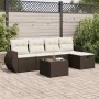 Set sofás de jardín 6 piezas y cojines ratán sintético marrón de , Conjuntos de jardín - Ref: Foro24-3325579, Precio: 390,25 ...