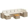 Set de sofás de jardín y cojines 8 piezas ratán sintético beige by , Garden sets - Ref: Foro24-3325880, Price: 574,46 €, Disc...
