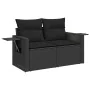 Set de sofás de jardín 11 pzas y cojines ratán sintético negro by , Garden sets - Ref: Foro24-3326546, Price: 792,72 €, Disco...