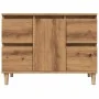 Mueble de lavabo madera ingeniería roble artisan 80x33x60 cm von , Badezimmerwaschtische - Ref: Foro24-857127, Preis: 95,32 €...