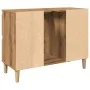 Mueble de lavabo madera ingeniería roble artisan 80x33x60 cm von , Badezimmerwaschtische - Ref: Foro24-857127, Preis: 95,32 €...