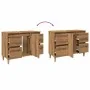 Mueble de lavabo madera ingeniería roble artisan 80x33x60 cm von , Badezimmerwaschtische - Ref: Foro24-857127, Preis: 95,32 €...