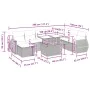 Set de sofás de jardín 9 pzas y cojines ratán sintético marrón by , Garden sets - Ref: Foro24-3326694, Price: 617,57 €, Disco...