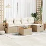 Juego de sofás jardín con cojines 6 pzas ratán sintético beige von , Gartensets - Ref: Foro24-3325964, Preis: 423,37 €, Rabat...