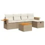 Juego de sofás jardín con cojines 6 pzas ratán sintético beige von , Gartensets - Ref: Foro24-3325964, Preis: 423,37 €, Rabat...