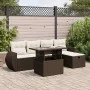 Set sofás de jardín 6 piezas y cojines ratán sintético marrón von , Gartensets - Ref: Foro24-3327893, Preis: 502,68 €, Rabatt: %