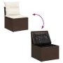 Set sofás de jardín 6 piezas y cojines ratán sintético marrón von , Gartensets - Ref: Foro24-3327893, Preis: 502,68 €, Rabatt: %