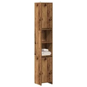 Armario de baño madera de ingeniería envejecida 30x30x183,5 cm by , Bathroom furniture - Ref: Foro24-856064, Price: 94,45 €, ...