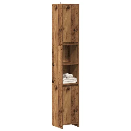 Armario de baño madera de ingeniería envejecida 30x30x183,5 cm von , Badezimmermöbel - Ref: Foro24-856064, Preis: 94,45 €, Ra...