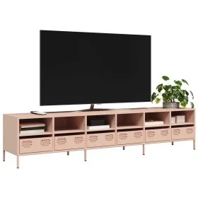 Mueble para TV acero laminado en frío rosa 202x39x43,5 cm von , TV-Möbel - Ref: Foro24-3307156, Preis: 214,07 €, Rabatt: %