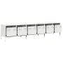 Mueble para TV acero laminado en frío blanco 202x39x43,5 cm by , TV Furniture - Ref: Foro24-3307154, Price: 207,90 €, Discoun...