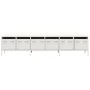 Mueble para TV acero laminado en frío blanco 202x39x43,5 cm by , TV Furniture - Ref: Foro24-3307154, Price: 207,90 €, Discoun...