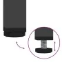 Aparador de acero laminado en frío negro 135x39x73,5 cm by , Sideboards - Ref: Foro24-3307161, Price: 180,27 €, Discount: %