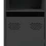 Aparador de acero laminado en frío negro 135x39x73,5 cm by , Sideboards - Ref: Foro24-3307161, Price: 180,27 €, Discount: %