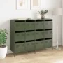 Aparador de acero laminado en frío verde oliva 135x39x103,5 cm de , Aparadores - Ref: Foro24-3307177, Precio: 301,69 €, Descu...