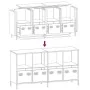 Aparador de acero laminado en frío antracita 135x39x73,5 cm by , Sideboards - Ref: Foro24-3307163, Price: 188,72 €, Discount: %