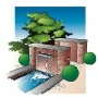 Ubbink Cascada Niágara 90 cm de acero inoxidable con luz LED by , Fountains and waterfalls - Ref: Foro24-401377, Price: 336,4...