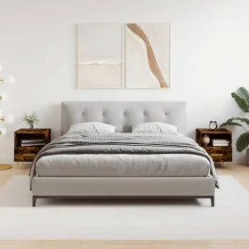 Mesita noche 2 uds madera ingeniería roble ahumado 40x35x47,5cm de , Mesitas de noche - Ref: Foro24-827415, Precio: 70,54 €, ...