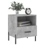 Mesita de noche madera ingeniería gris hormigón 40x35x47,5 cm de , Mesitas de noche - Ref: Foro24-827460, Precio: 46,55 €, De...