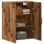 Armario de pared madera de ingeniería envejecida 69,5x34x90 cm de , Aparadores - Ref: Foro24-857294, Precio: 89,76 €, Descuen...