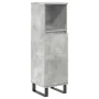 Set muebles de baño 2 piezas madera contrachapada gris hormigón de , Muebles de baño - Ref: Foro24-3324957, Precio: 187,50 €,...