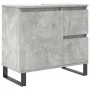Set muebles de baño 2 piezas madera contrachapada gris hormigón de , Muebles de baño - Ref: Foro24-3324957, Precio: 187,50 €,...