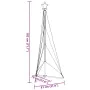 LED para árbol de Navidad 363 LEDs blanco frío 182 cm by , Christmas trees - Ref: Foro24-3307644, Price: 27,96 €, Discount: %