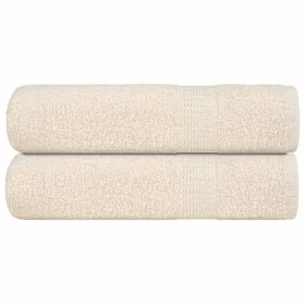 Toallas de ducha 2 uds 100% algodón crema 70x140 cm 360 gsm von , Handtücher - Ref: Foro24-137001, Preis: 26,91 €, Rabatt: %